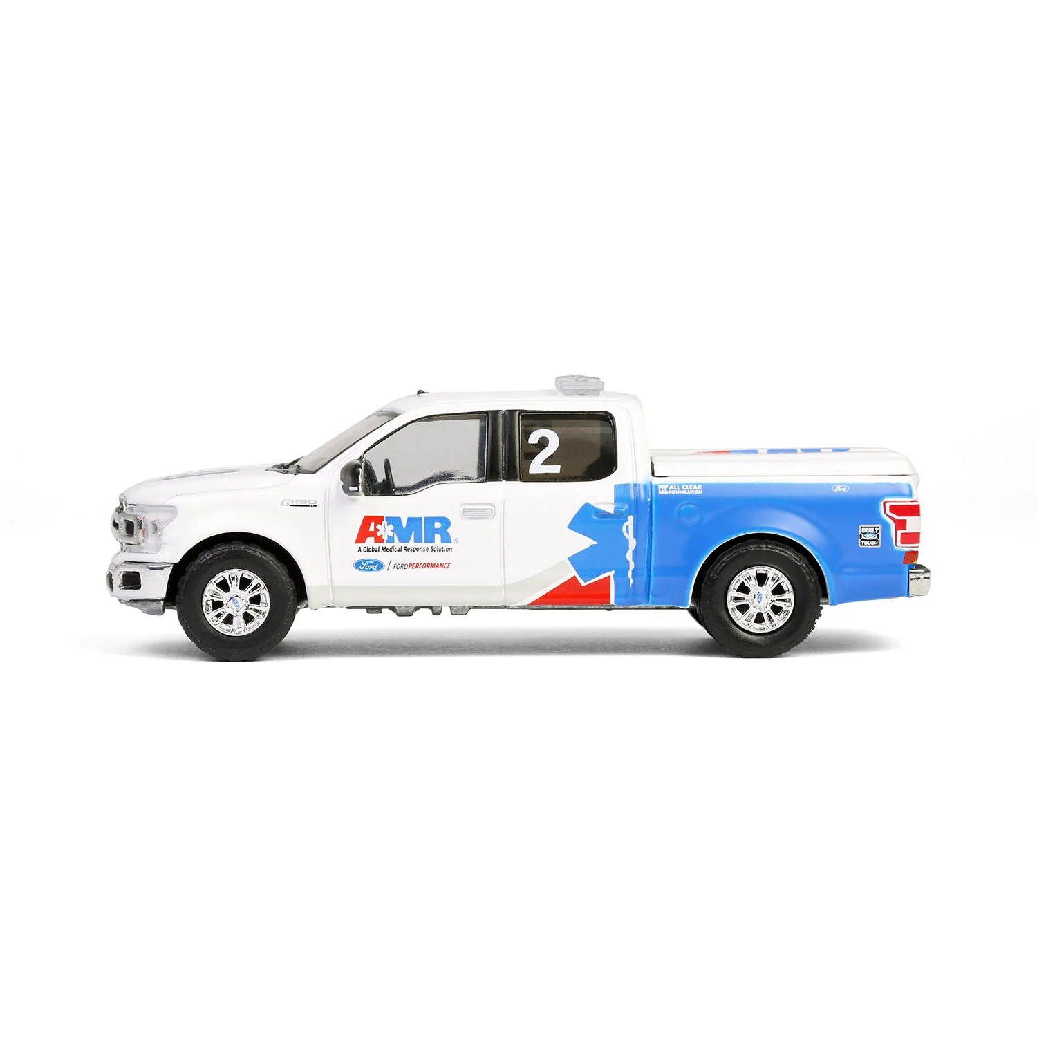 RAW CHASE 2020 Ford F-150 XLT – AMR Safety Team (First Responders Series 2) Diecast 1:64 Scale Model - Greenlight 67060F - Image 4