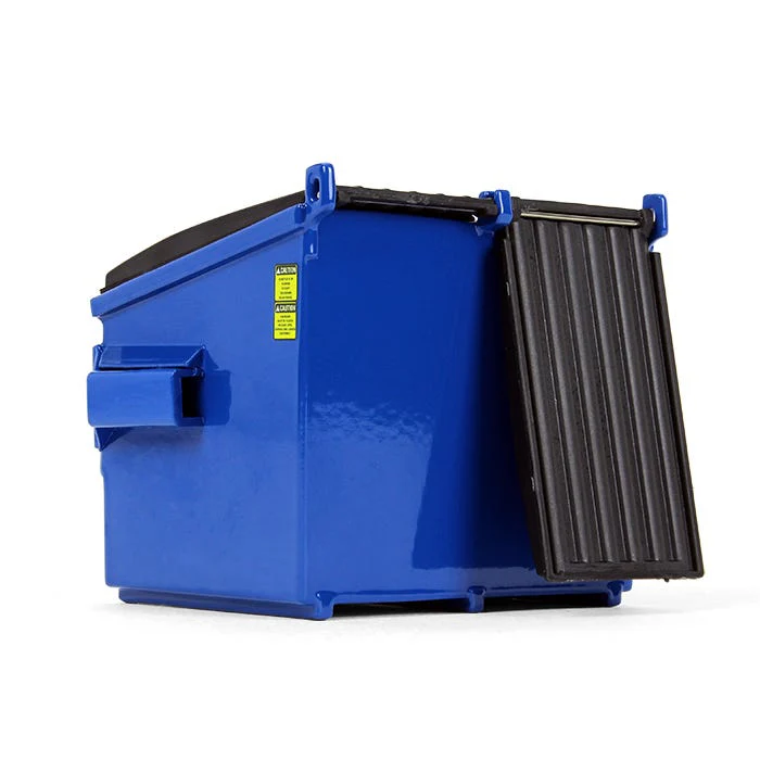Refuse Trash Bin Blue 1:34 Diecast Model - First Gear 90-0534 - Image 3