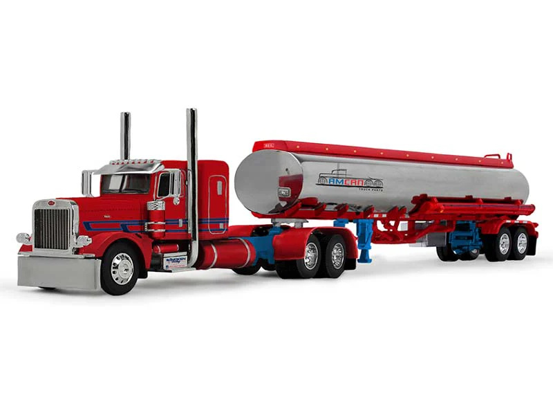 Sancken Custom Truck by Amcan - Peterbilt 389 w/ 36 Sleeper and Heil Fuel Tank Trailer (Big Rigs Series) Diecast 1:64 Scale Model - DCP 69-2148