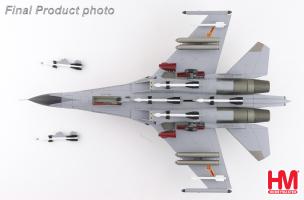 Sukhoi J-11A - Golden Helmet 40547 PLAAF, May 2014 (with 1/8 Golden Helmet) Diecast 1:72 Scale Model - Hobby Master HA6023 - Image 7