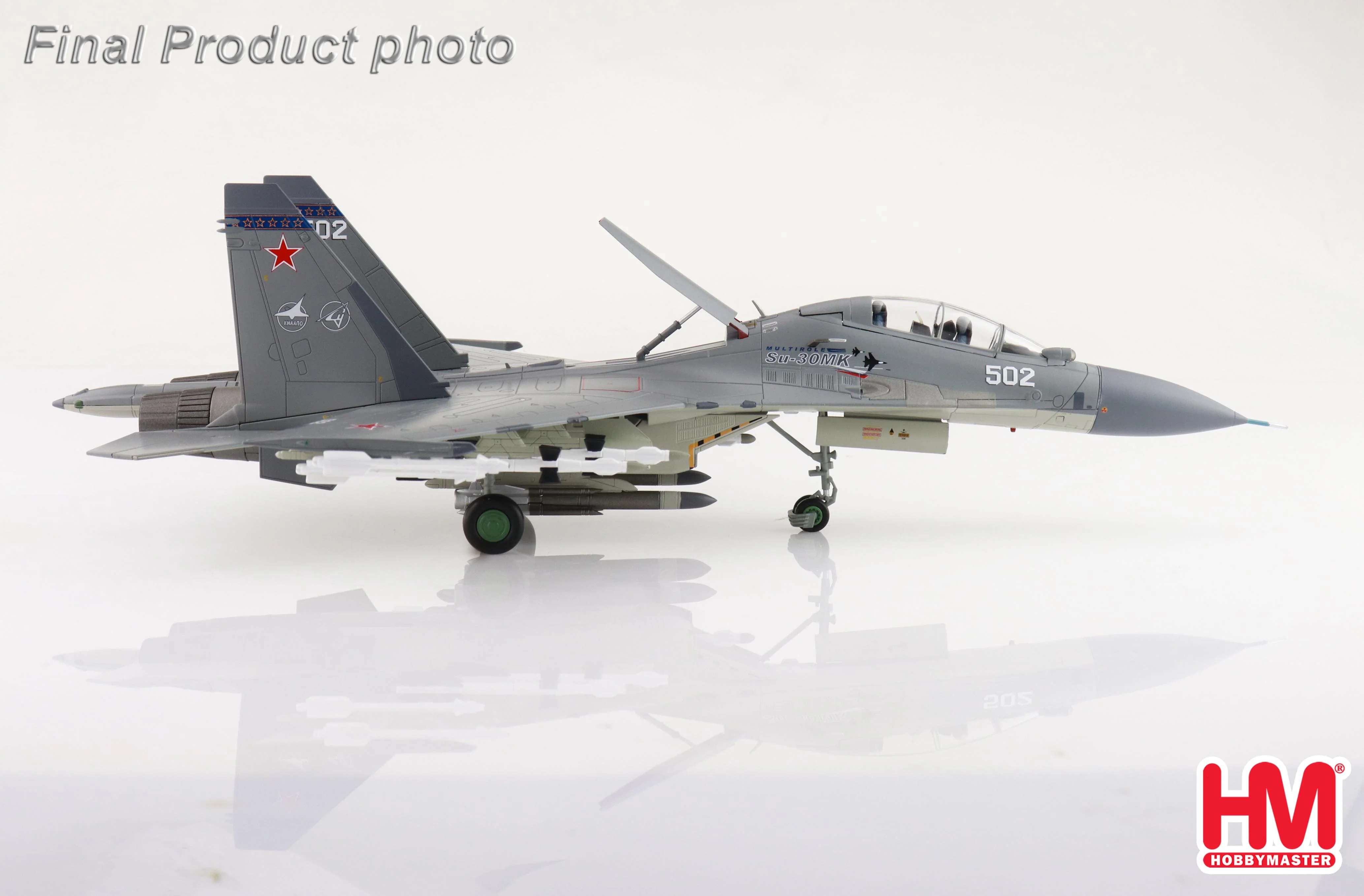 Sukhoi Su-30Mk multi-role fighter 502 Russian Air Force 2011 Diecast 1:72 Scale Model - Hobby Master HA9551 - Image 3