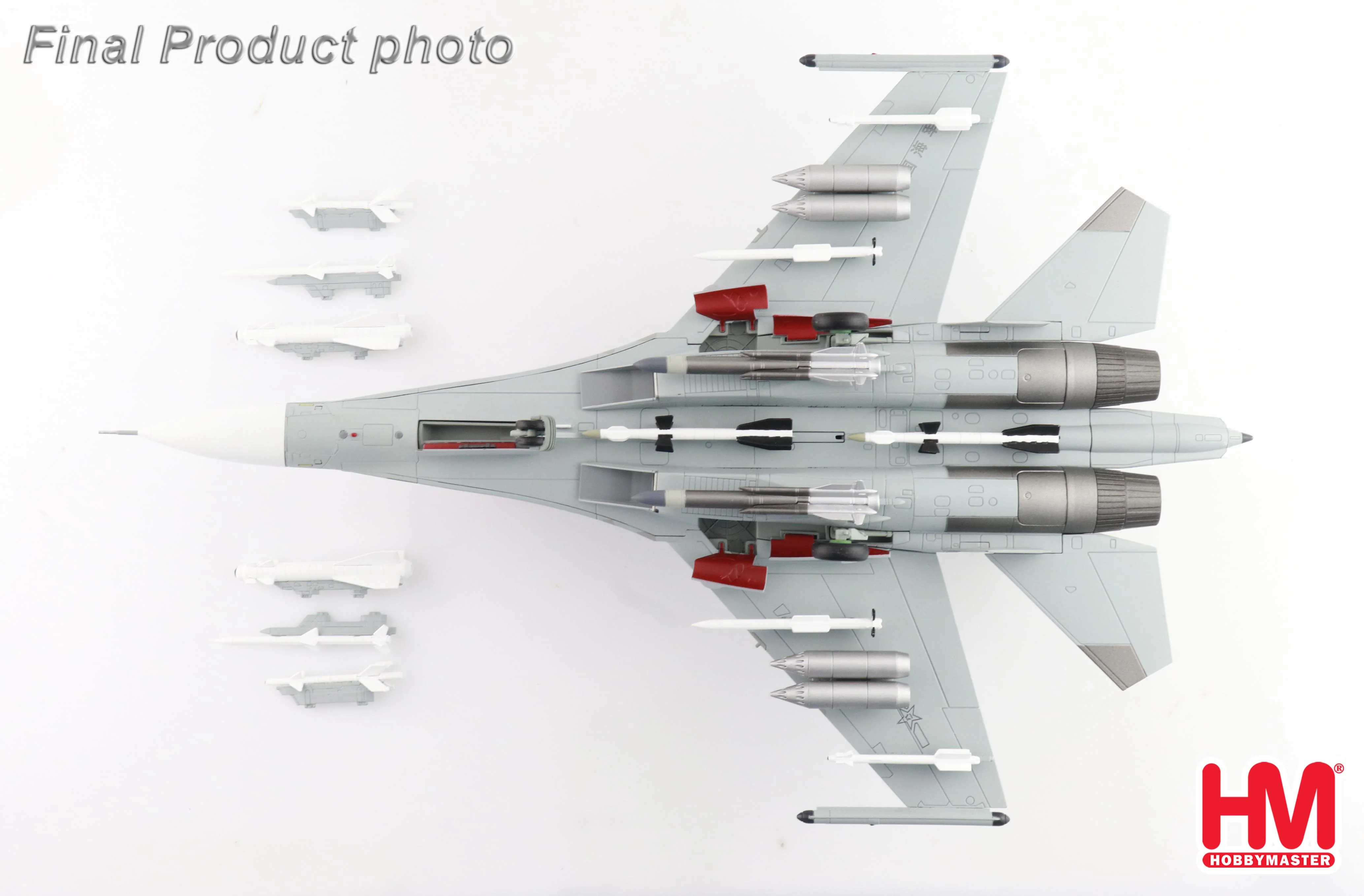 Sukhoi Su-30MK2 No.17 PLANAF 2022 (low visbility scheme) Diecast 1:72 Scale Model - Hobby Master HA9552 - Image 8