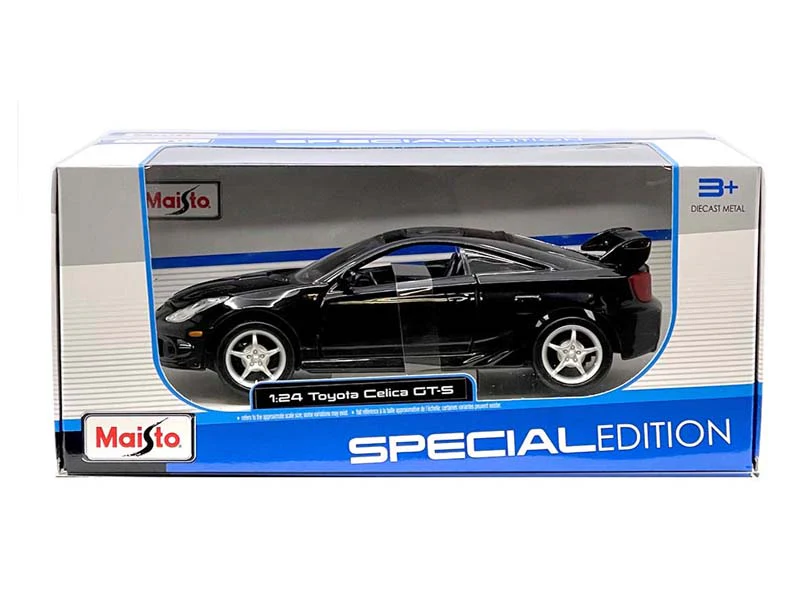 Toyota Celica GT-S - Black (Special Edition) Diecast 1:24 Scale Model - Maisto 31237BK - Image 2