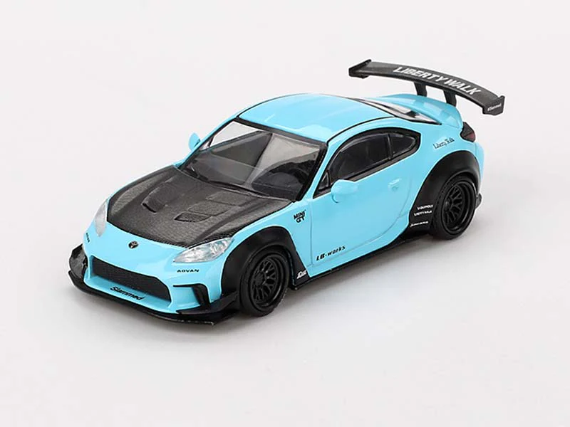 Toyota GR86 LB-Nation – Baby Blue (Mini GT) Diecast 1:64 Scale Model - TSM MGT00873
