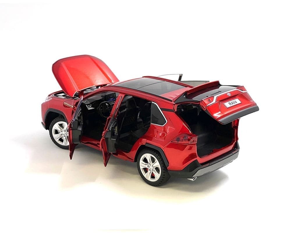 Toyota Rav4 Hybrid XSE – M Red (MiJo) Diecast 1:24 Scale Model - H08666MRD - Image 2