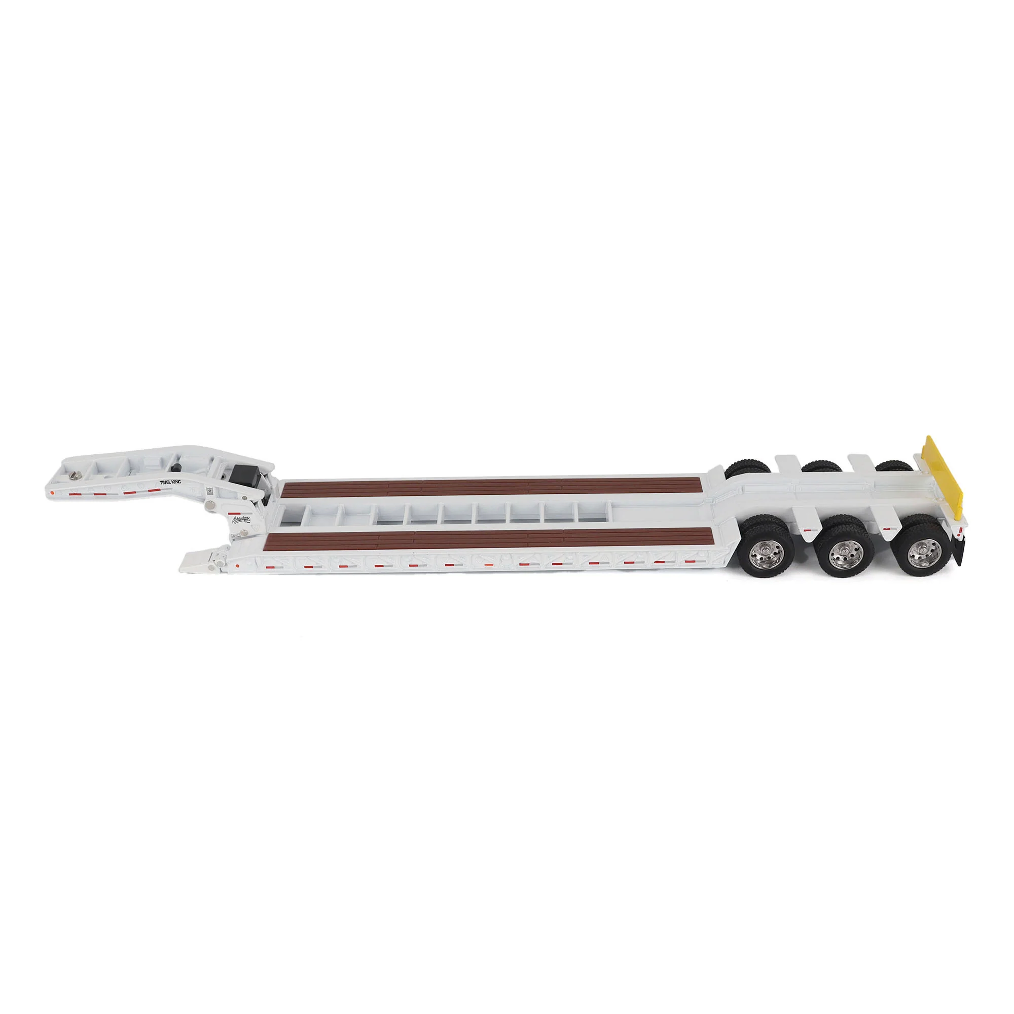 Trail King TK120 Hydraulic Detachable Gooseneck Lowboy Trailer - White (Transport Series) Diecast 1:50 Scale Model - Diecast Masters 71138 - Image 6