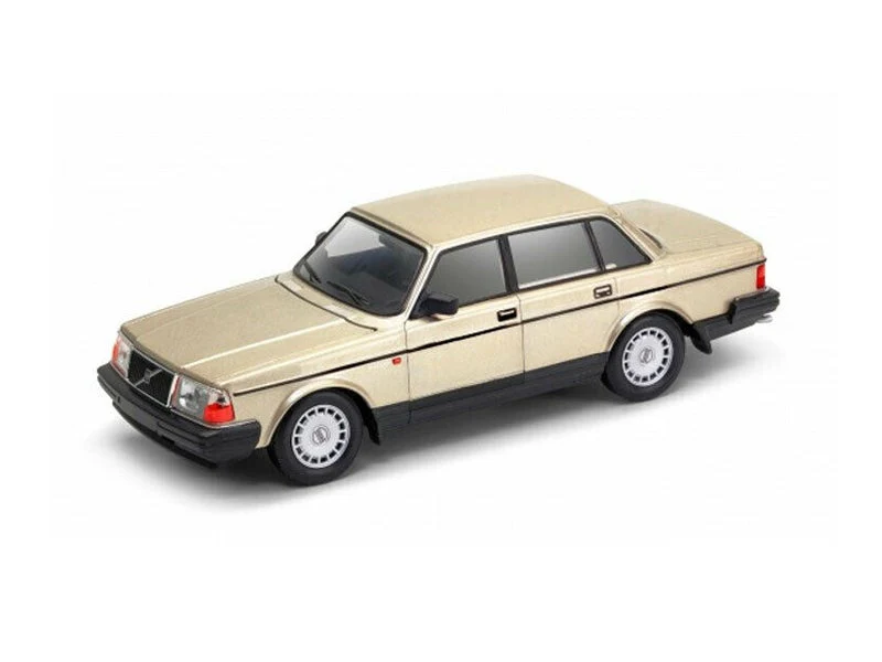 Volvo 240 GL - Gold Metallic (NEX) Diecast 1:24 Scale Model - Welly 24102GLD