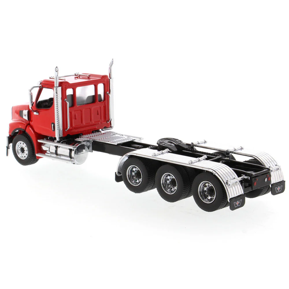 Western Star 49X SB Tridem Tractor Detroit Diesel - Viper Red (Transport Series) 1:50 Scale Model - Diecast Masters 71085 - Image 3