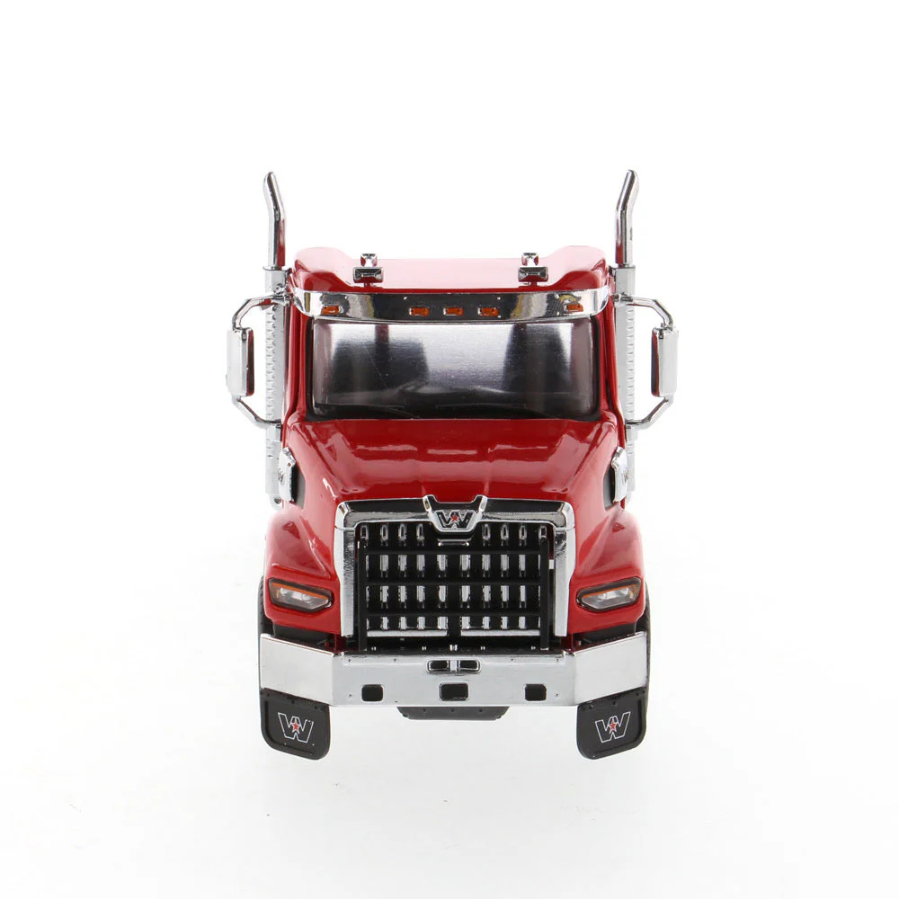 Western Star 49X SB Tridem Tractor Detroit Diesel - Viper Red (Transport Series) 1:50 Scale Model - Diecast Masters 71085 - Image 4