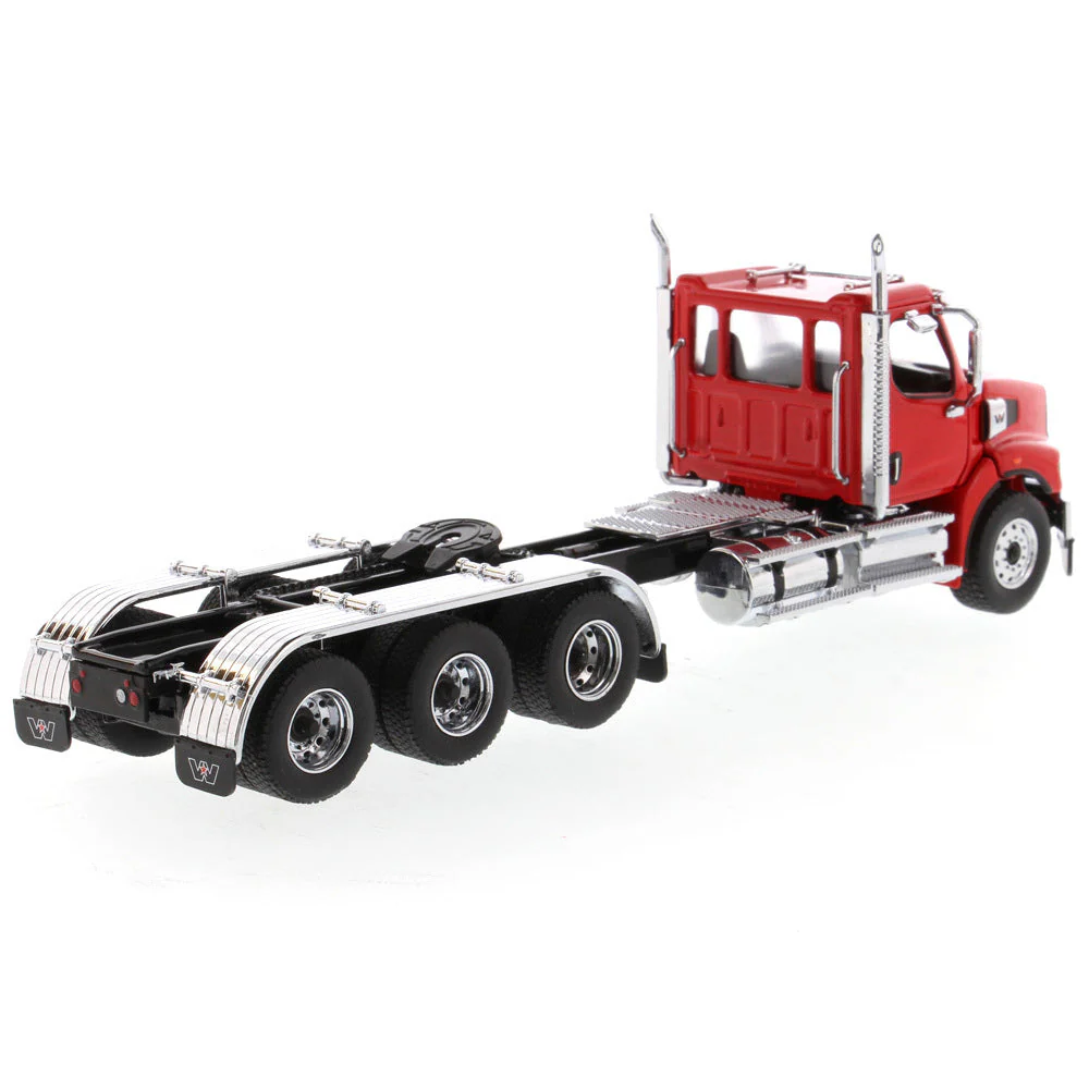 Western Star 49X SB Tridem Tractor Detroit Diesel - Viper Red (Transport Series) 1:50 Scale Model - Diecast Masters 71085 - Image 5