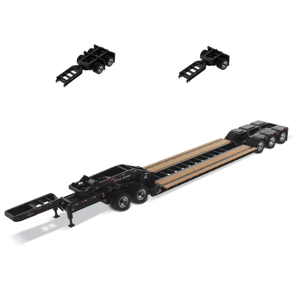 XL 120 Low-Profile HDG Outrigger Style Trailer w/ Jeep and 2 Boosters (Transport Series) 1:50 Scale Model - Diecast Masters 91033 - Image 2