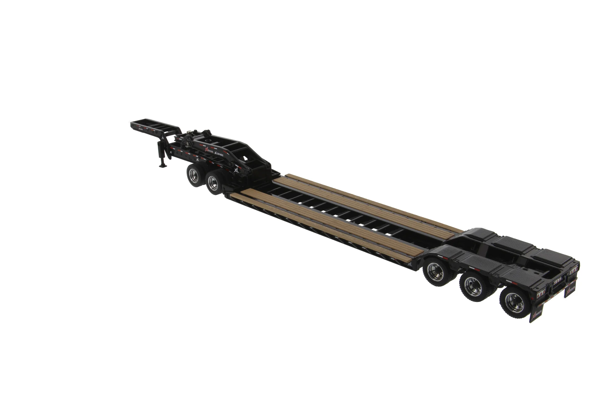 XL 120 Low-Profile HDG Outrigger Style Trailer w/ Jeep and 2 Boosters (Transport Series) 1:50 Scale Model - Diecast Masters 91033 - Image 4