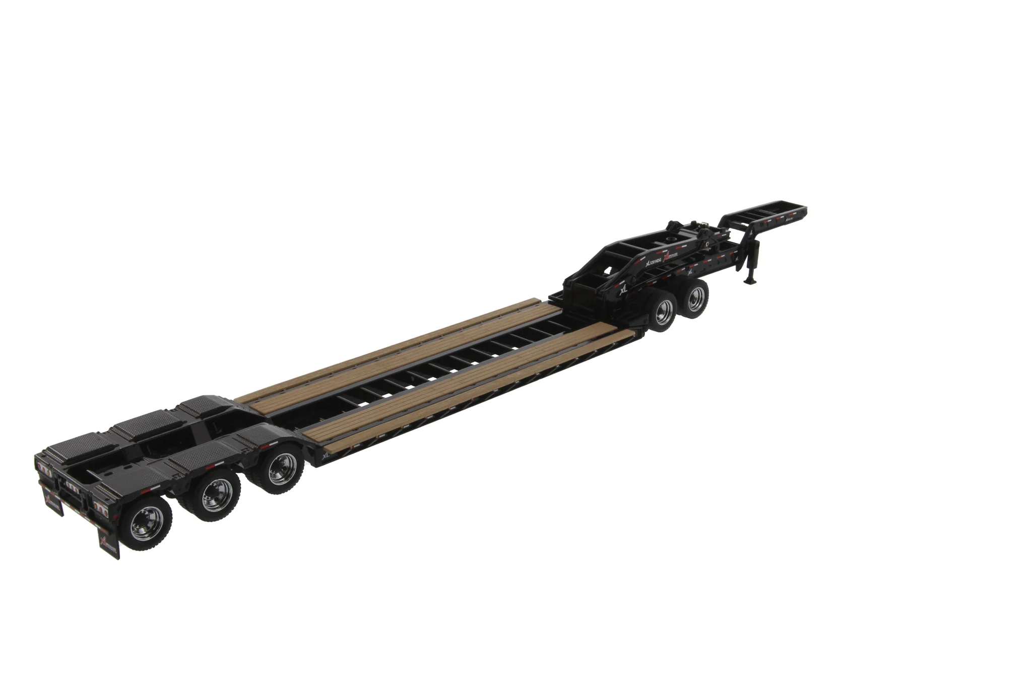 XL 120 Low-Profile HDG Outrigger Style Trailer w/ Jeep and 2 Boosters (Transport Series) 1:50 Scale Model - Diecast Masters 91033 - Image 7